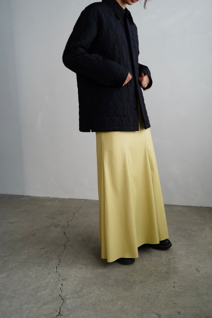 Artileather Draping Skirt / YELLOW -12月5日発送-