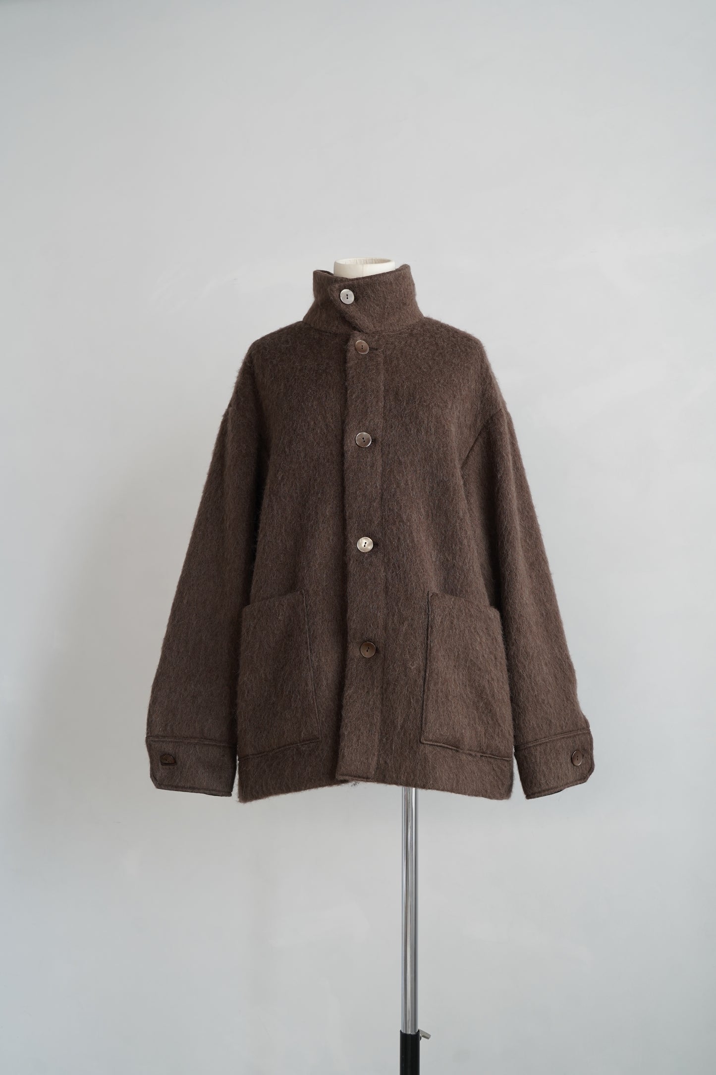 Soft Shaggy Jacket / BROWN -11月上旬発送-