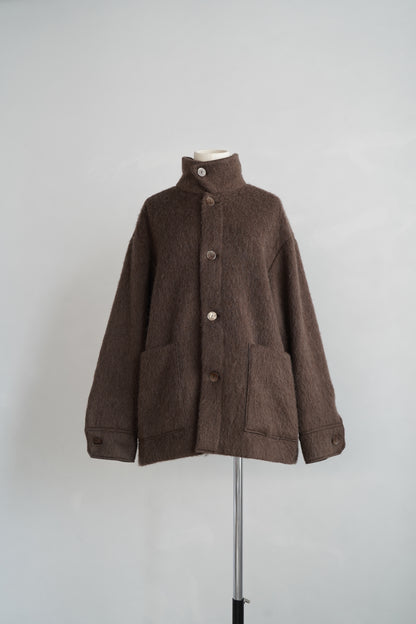 Soft Shaggy Jacket / BROWN -11月上旬発送-