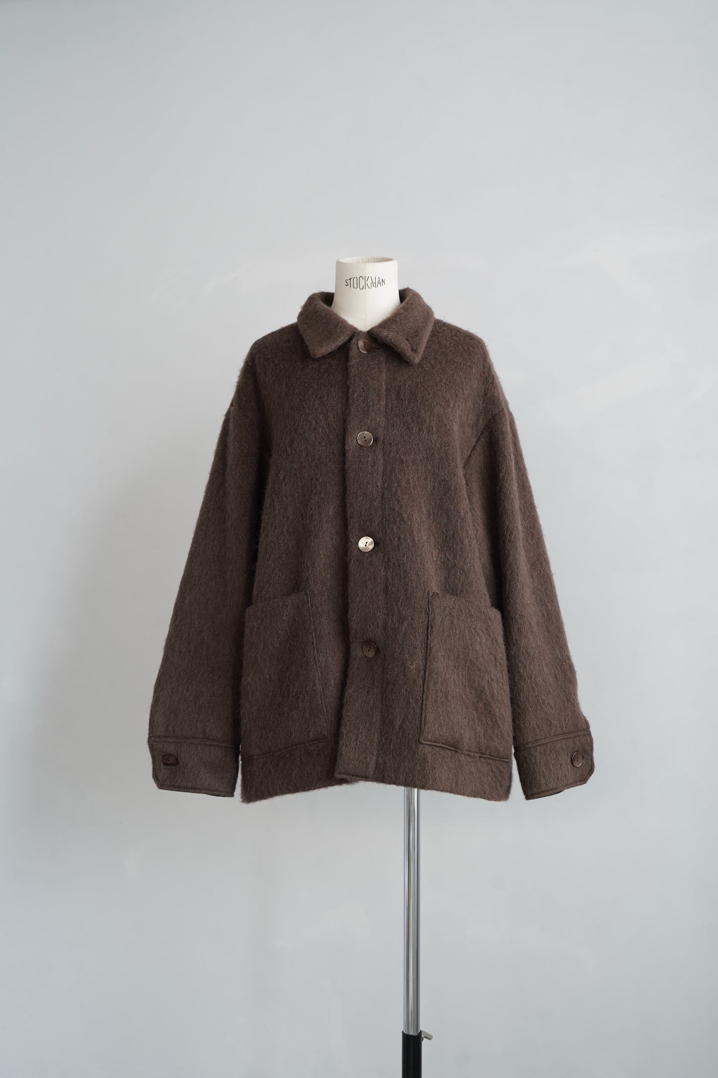 Soft Shaggy Jacket / BROWN -11月上旬発送-