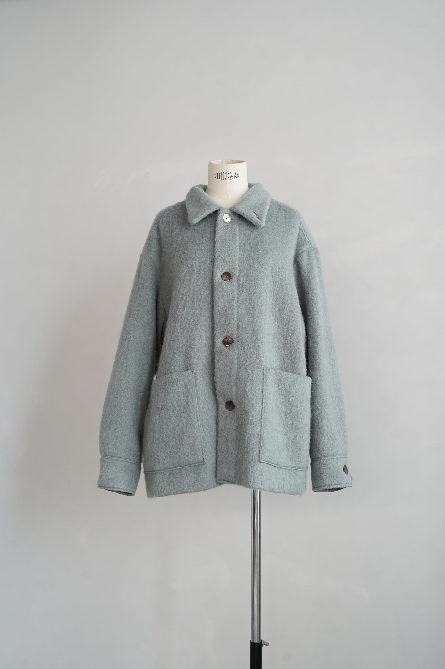 Soft Shaggy Jacket / GRAYBLUE -11月上旬発送-