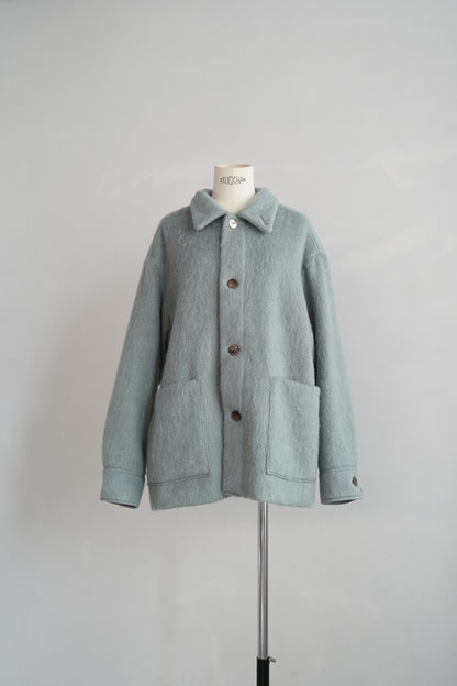 Soft Shaggy Jacket / GRAYBLUE -11月上旬発送-