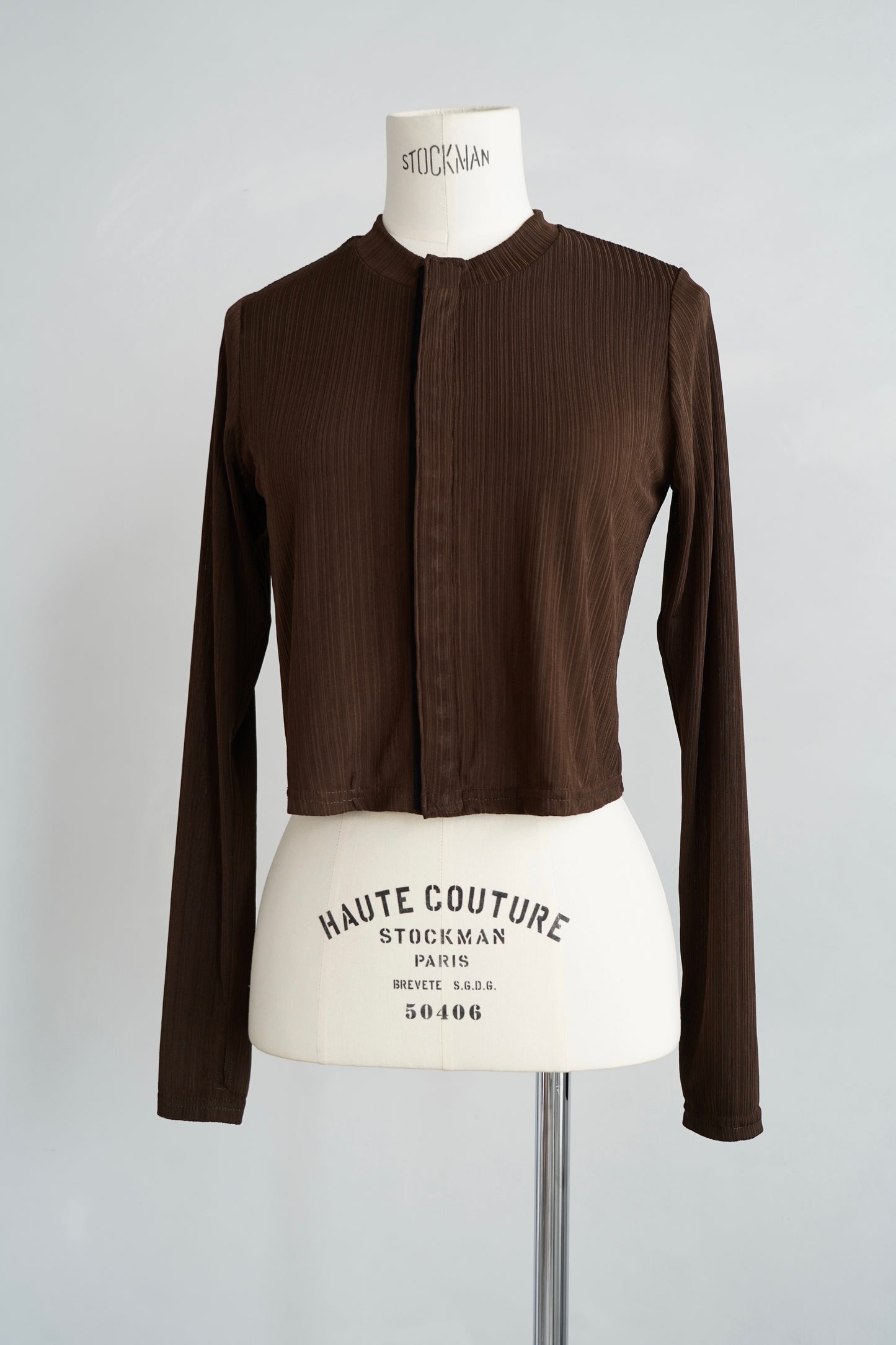 Middle Cardigan / BROWN -9月25日発送-