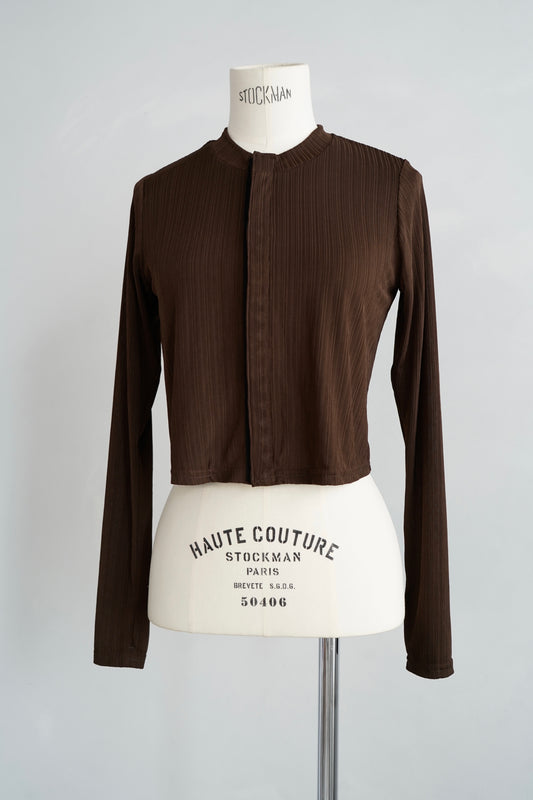 Middle Cardigan / BROWN -9月25日発送-