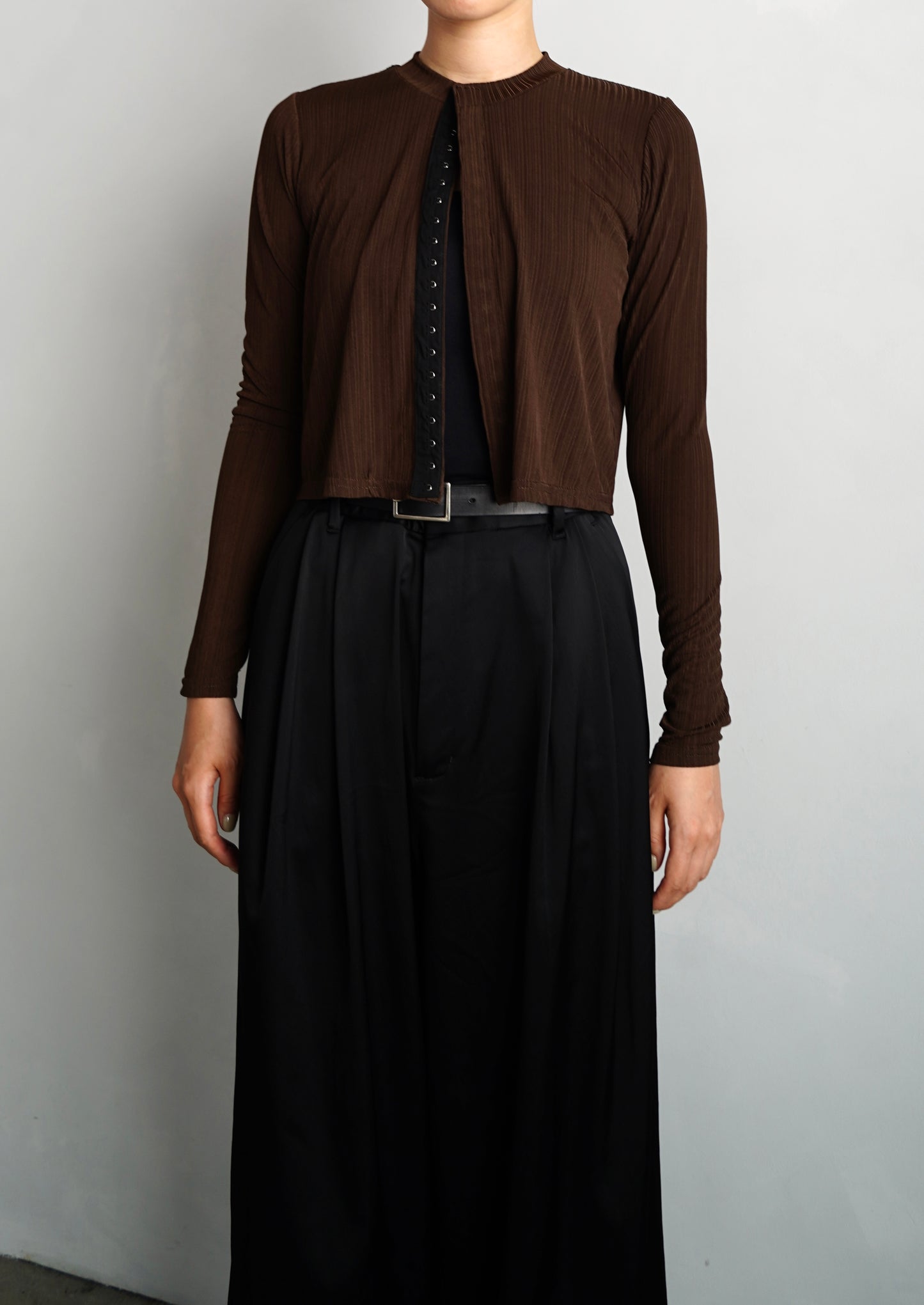 Middle Cardigan / BROWN -9月25日発送-
