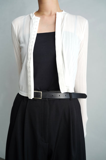 Middle Cardigan / WHITE -9月25日発送-