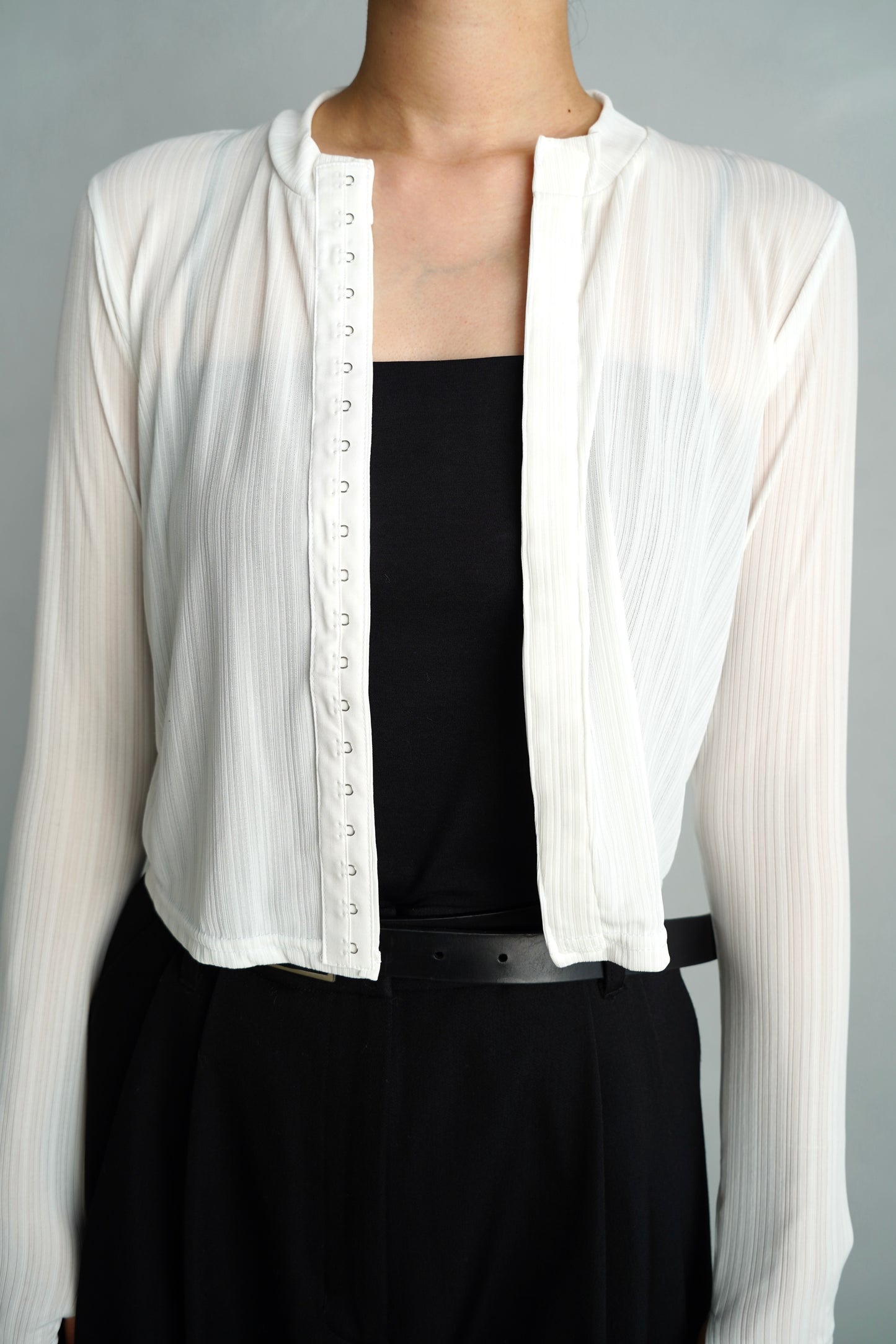 Middle Cardigan / WHITE -9月25日発送-