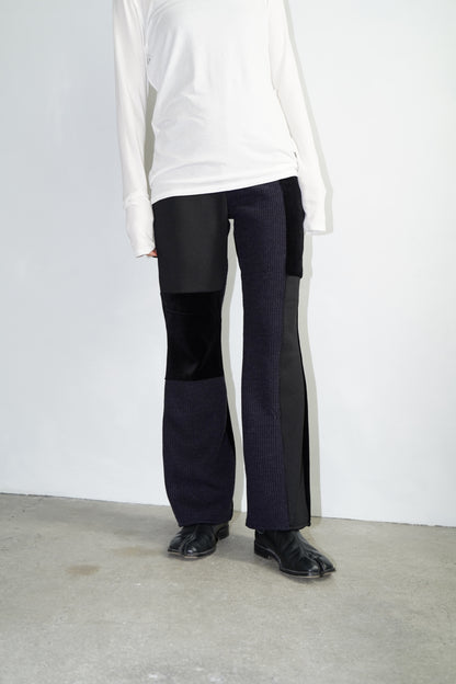 Patchwork Leggings / BLACK -1月30日発送-