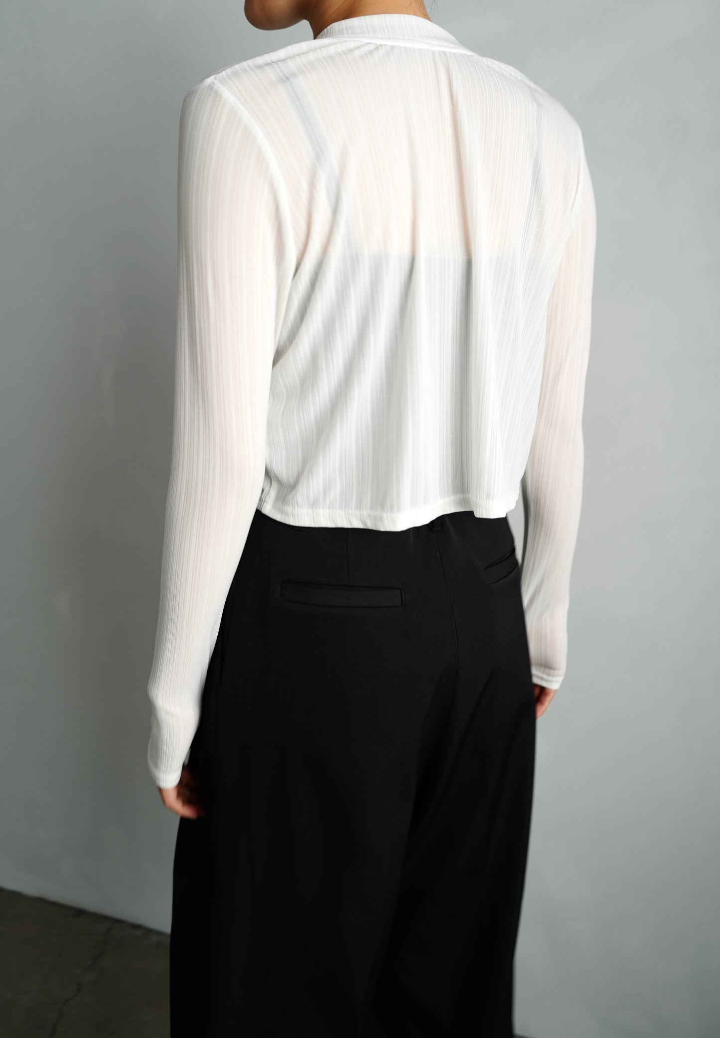 Middle Cardigan / WHITE -9月25日発送-