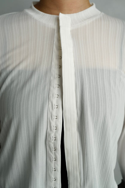 Middle Cardigan / WHITE -9月25日発送-
