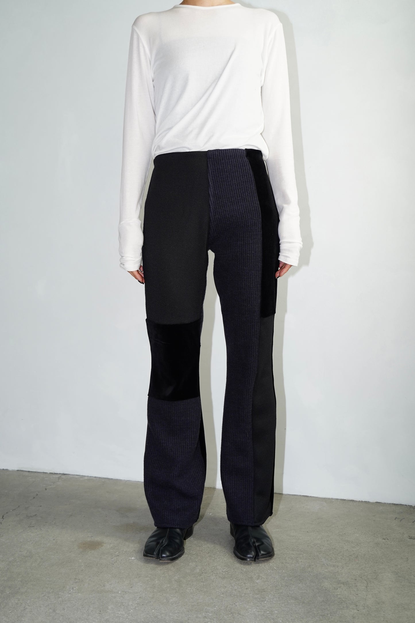 Patchwork Leggings / BLACK -1月30日発送-