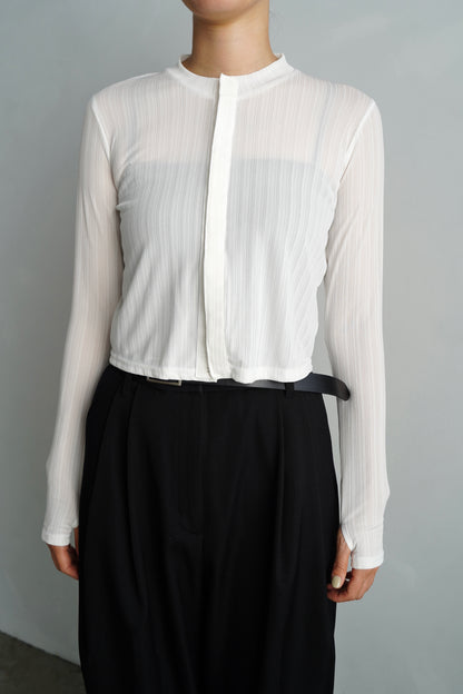 Middle Cardigan / WHITE -9月25日発送-
