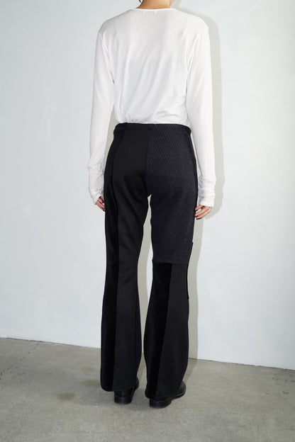 Patchwork Leggings / BLACK -1月30日発送-