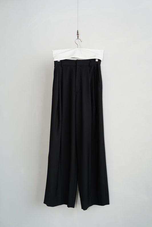 Thin Tack Pants / BLACK /38size only