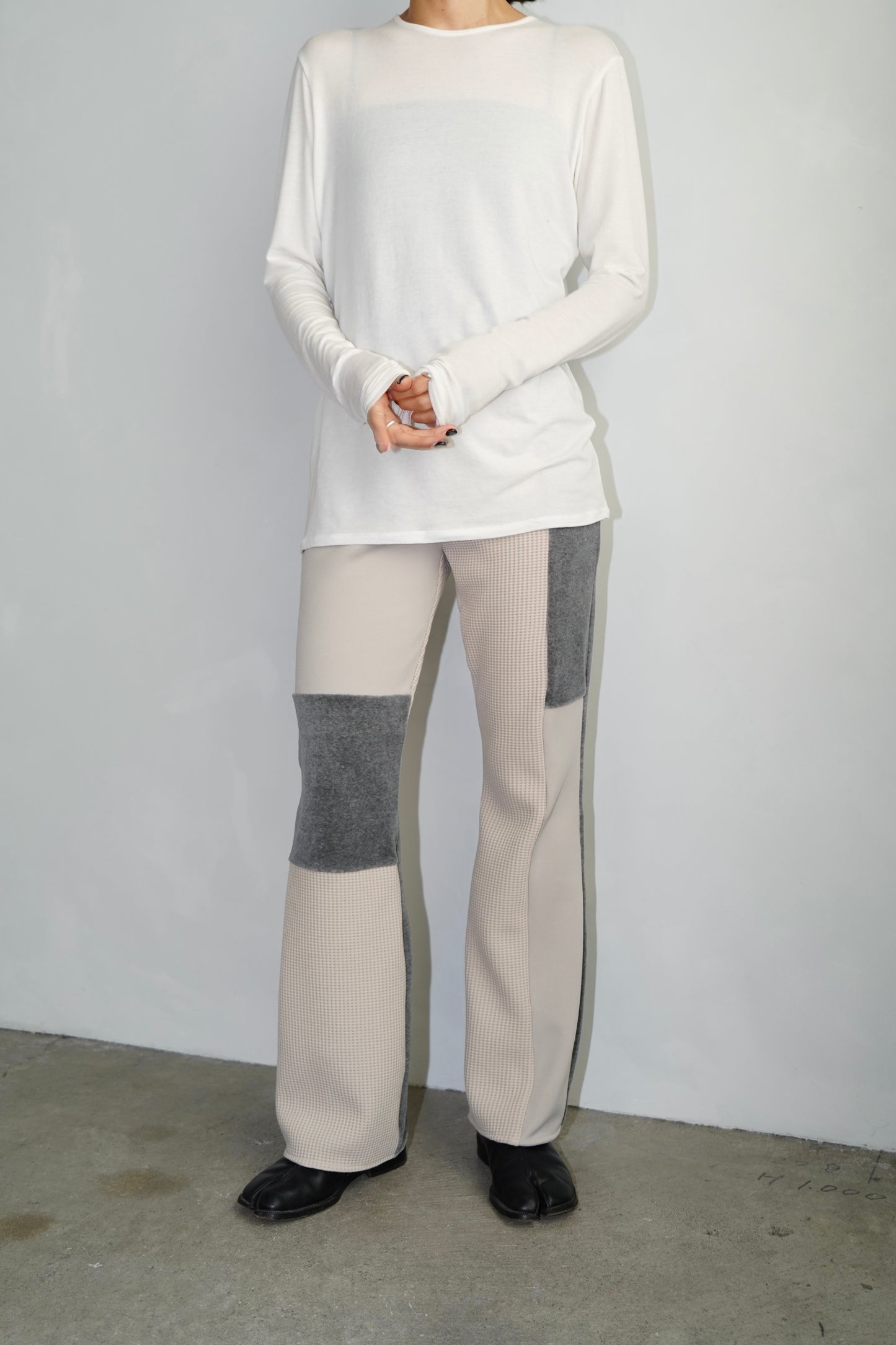 Patchwork Leggings / ECRU -1月30日発送-