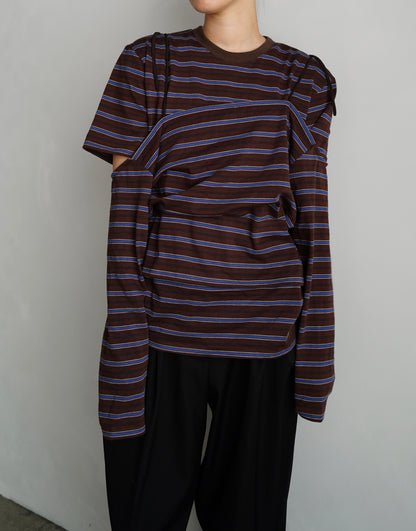 Twin Layer Border / BROWN -9月10日発送-