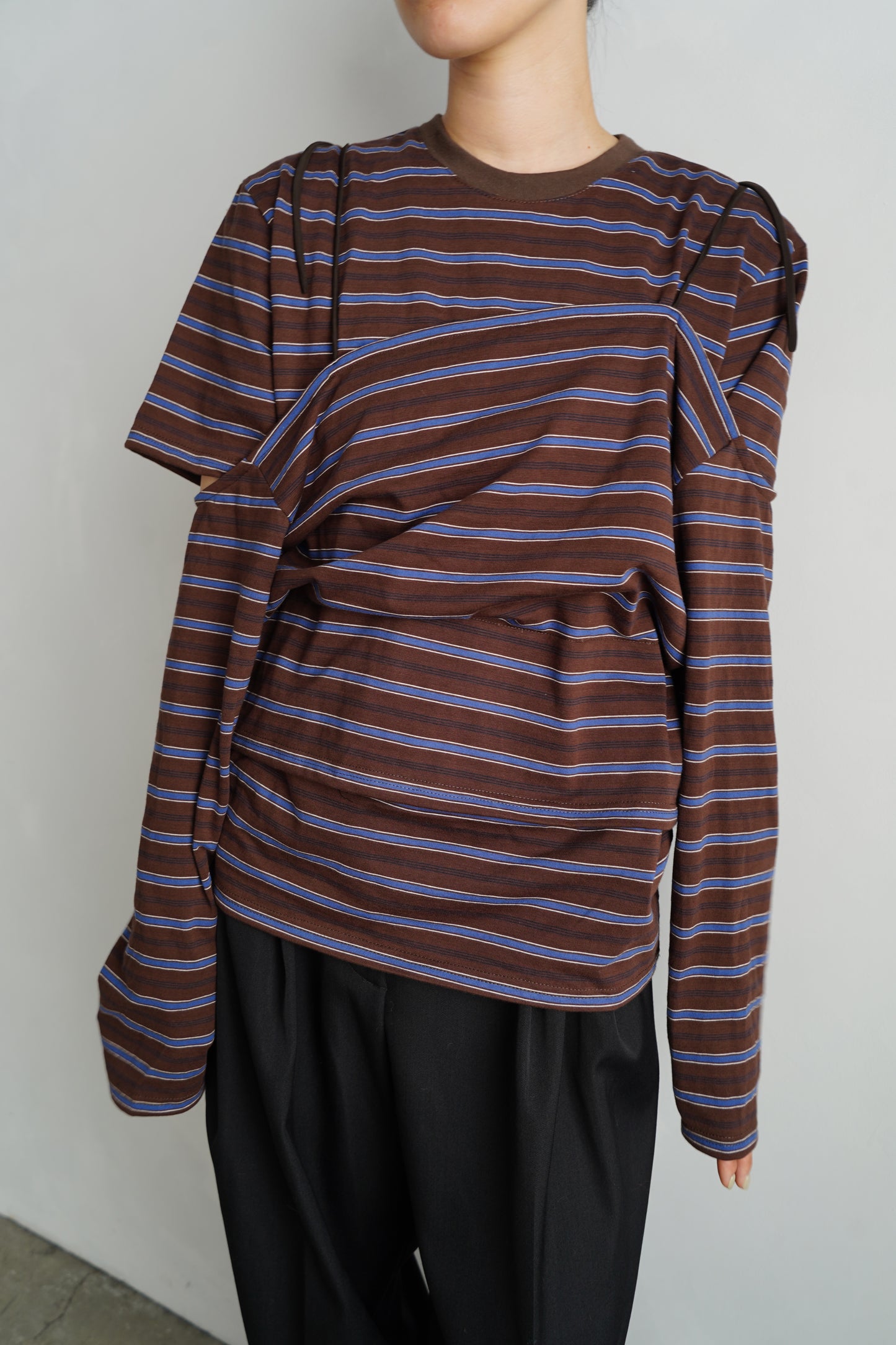 Twin Layer Border / BROWN -9月10日発送-