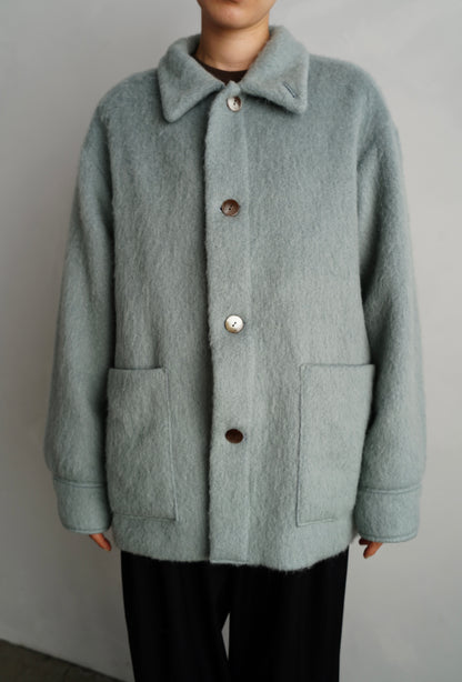 Soft Shaggy Jacket / GRAYBLUE -11月上旬発送-