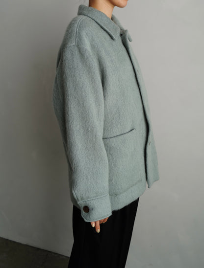 Soft Shaggy Jacket / GRAYBLUE -11月上旬発送-