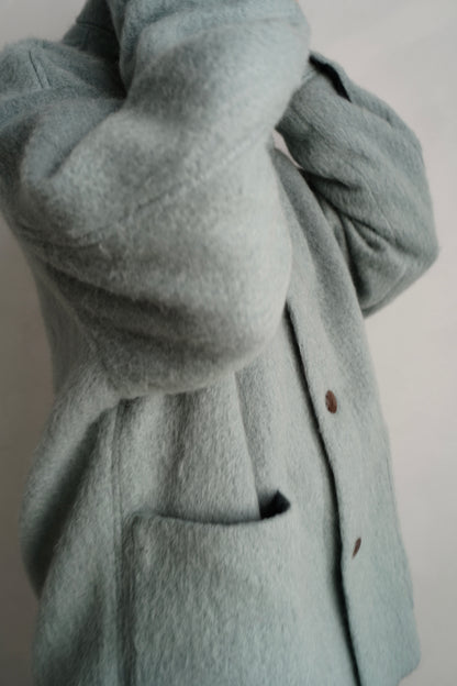 Soft Shaggy Jacket / GRAYBLUE -11月上旬発送-