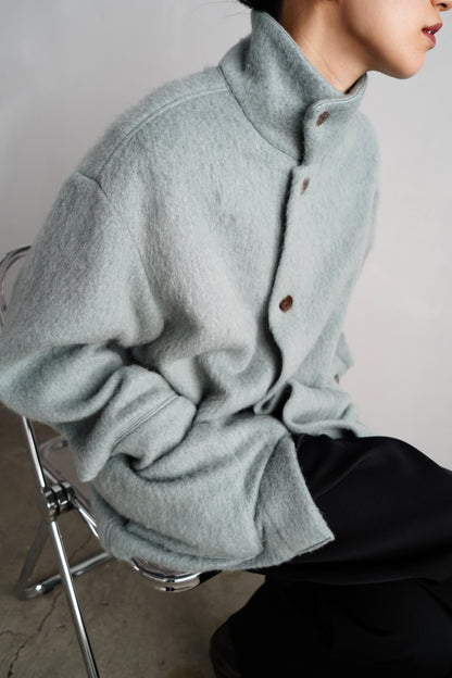 Soft Shaggy Jacket / GRAYBLUE -11月上旬発送-