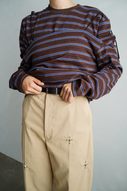 Twin Layer Border / BROWN -9月10日発送-