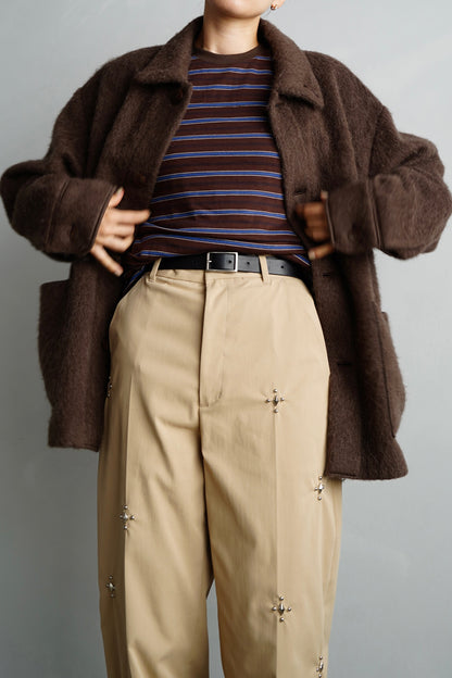 Soft Shaggy Jacket / BROWN -11月上旬発送-