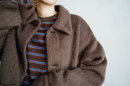 Soft Shaggy Jacket / BROWN -11月上旬発送-