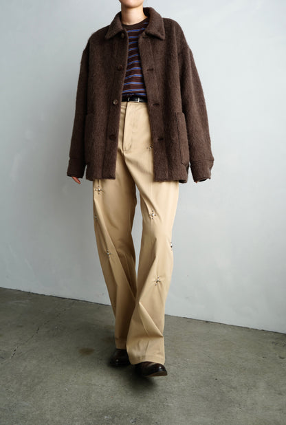 Studs Chino Pants / BEIGE -9月30日発送-