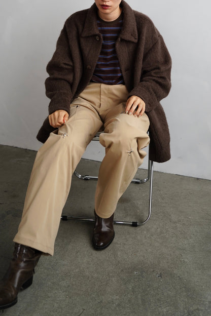 Soft Shaggy Jacket / BROWN -11月上旬発送-