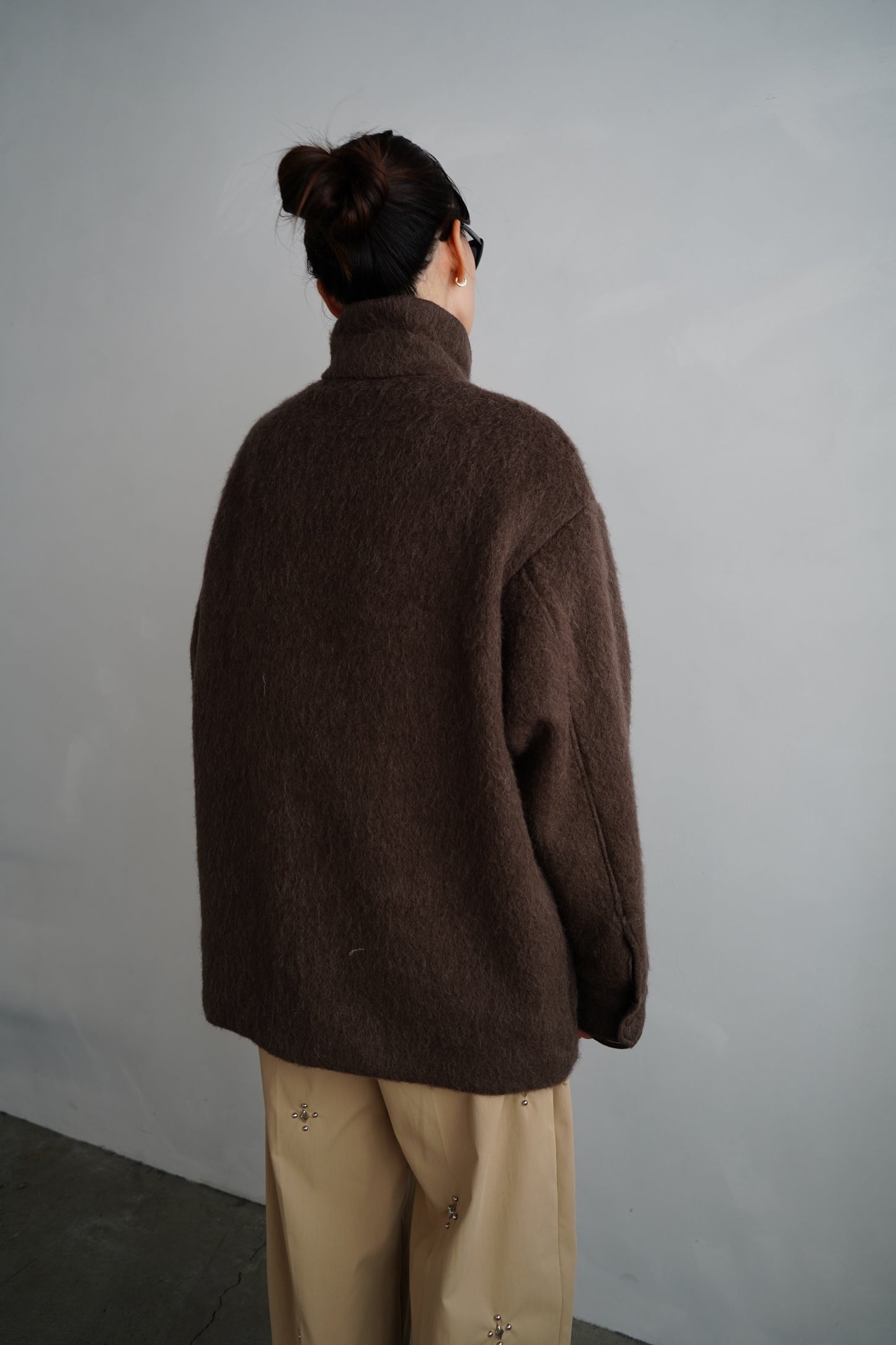 Soft Shaggy Jacket / BROWN -11月上旬発送-