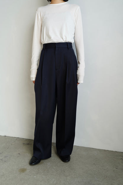 Wool Tack Pants / NAVY