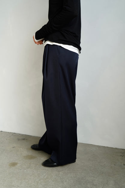 Wool Tack Pants / NAVY