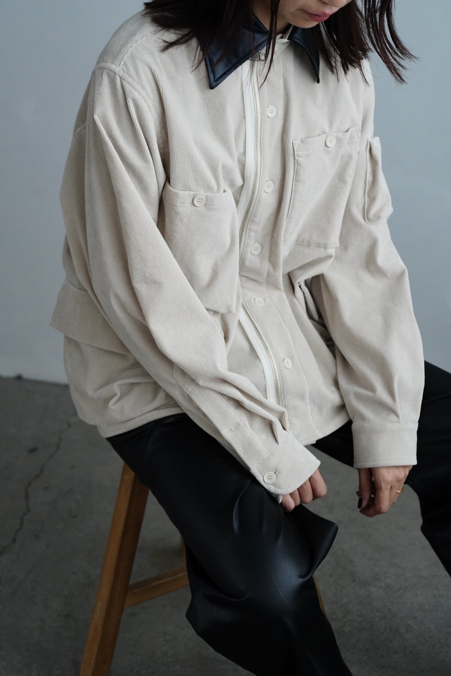 Corduroy Shirt Jacket / OFFWHITE