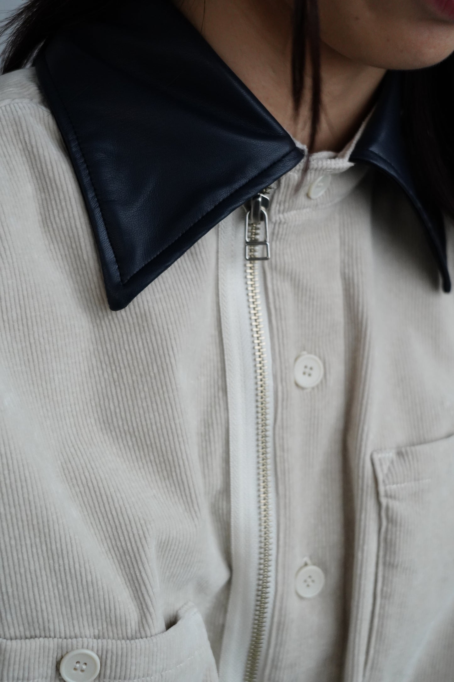 Corduroy Shirt Jacket / OFFWHITE