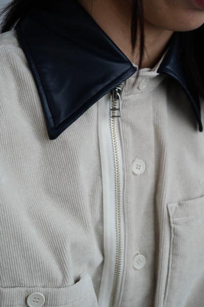Corduroy Shirt Jacket / OFFWHITE