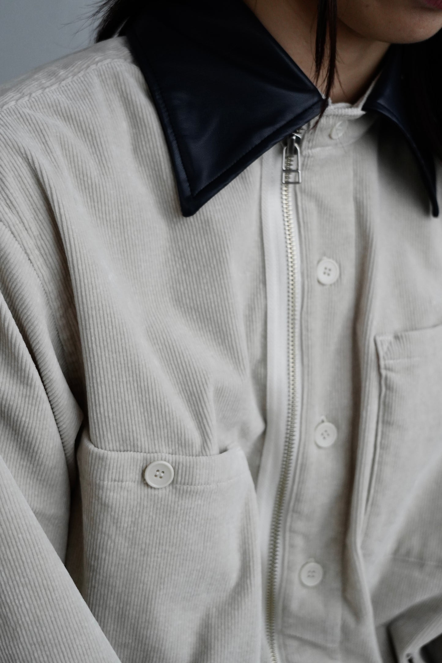 Corduroy Shirt Jacket / OFFWHITE