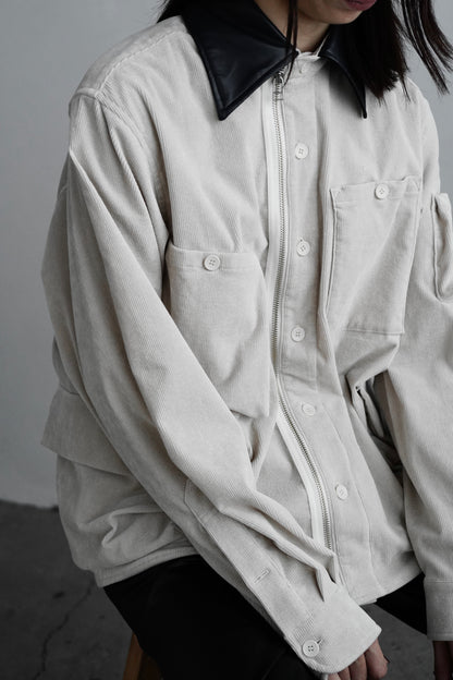Corduroy Shirt Jacket / OFFWHITE