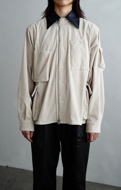 Corduroy Shirt Jacket / OFFWHITE