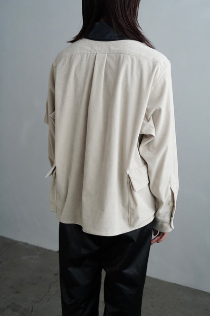 Corduroy Shirt Jacket / OFFWHITE