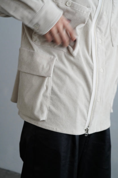 Corduroy Shirt Jacket / OFFWHITE