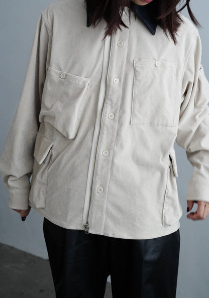 Corduroy Shirt Jacket / OFFWHITE