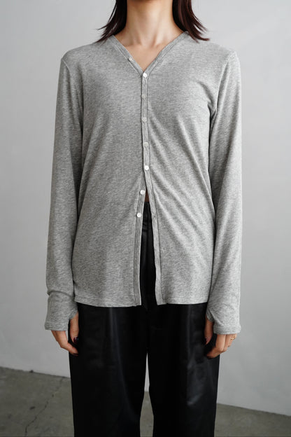 Powdery Cardigan / LIGHTGRAY-4月15日発送-