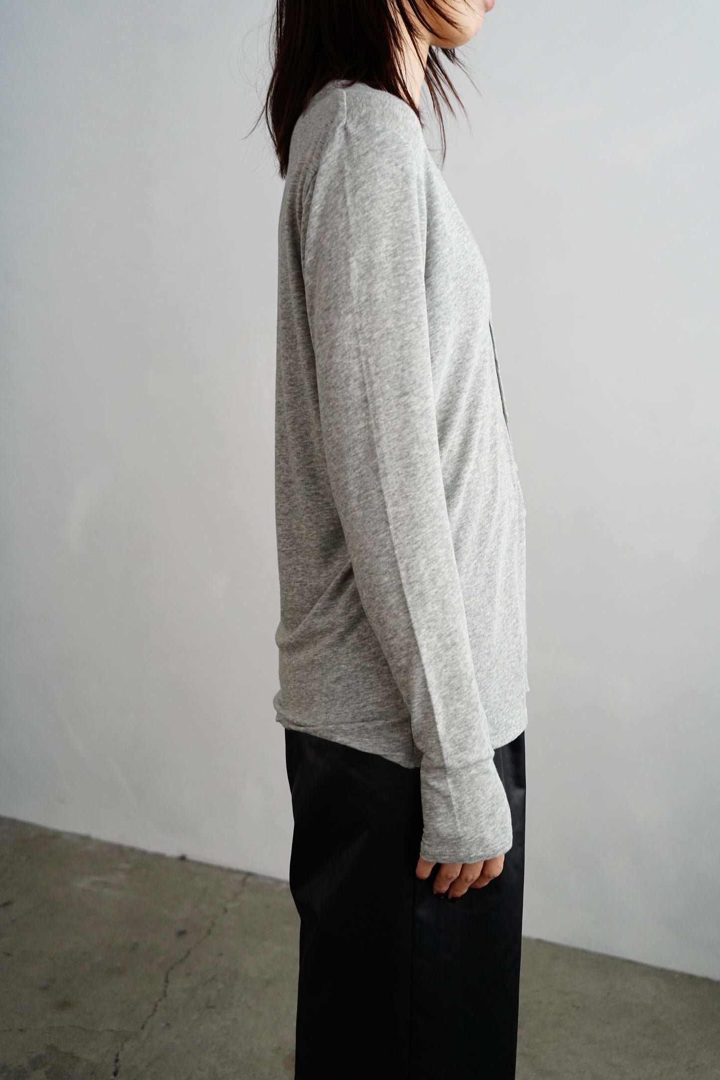 Powdery Cardigan / LIGHTGRAY-4月15日発送-