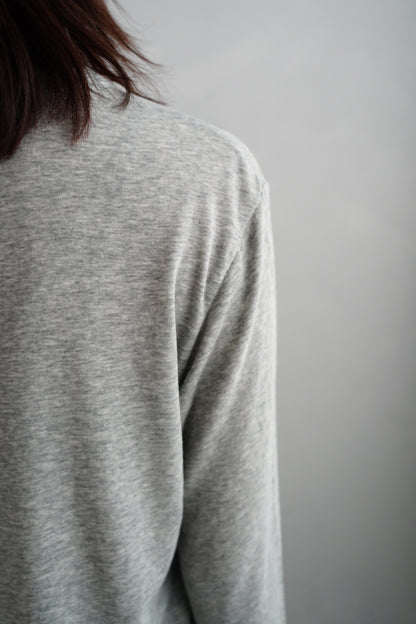 Powdery Cardigan / LIGHTGRAY-4月15日発送-