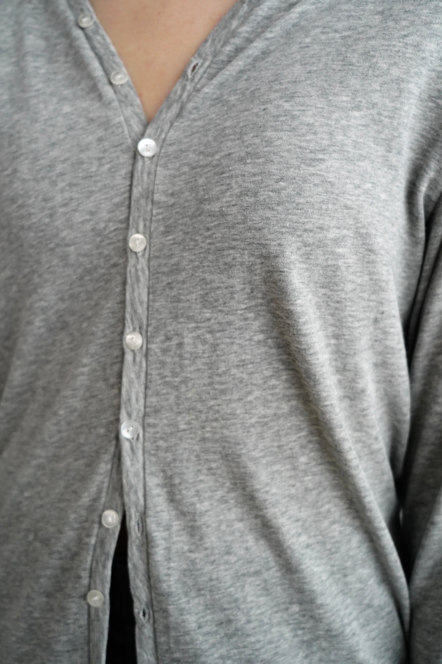 Powdery Cardigan / LIGHTGRAY-4月15日発送-