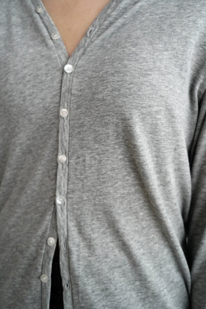 Powdery Cardigan / LIGHTGRAY-4月15日発送-