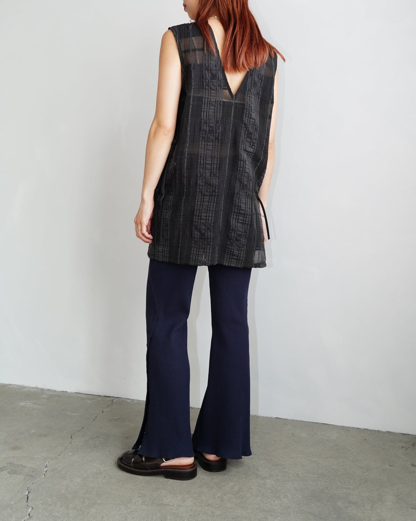 Lace Vest / BLACK -5月23-28日発送-