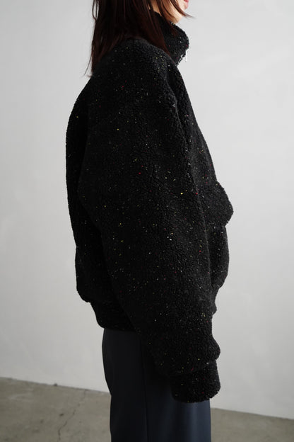 Mix Boa Blouson / BLACK-1月26-30日発送-