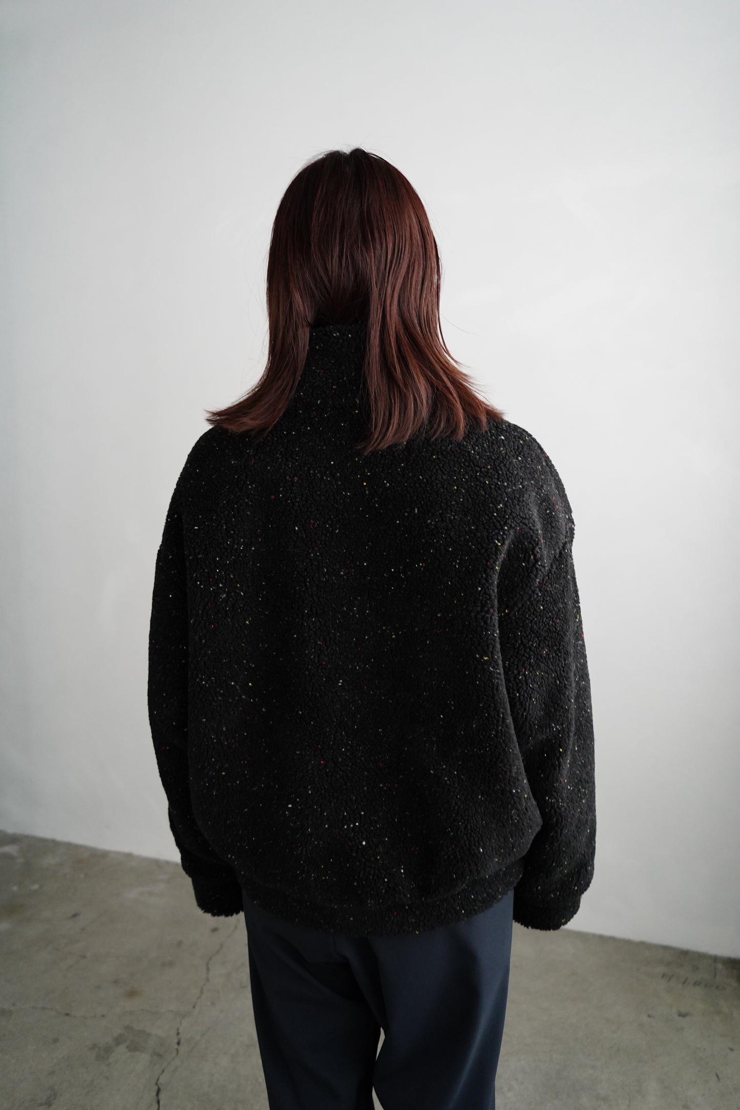 Mix Boa Blouson / BLACK-1月26-30日発送-